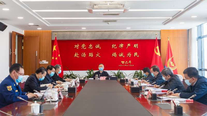 在线同人性感AV一起草黄明在应急管理部党委会上强调 着力加强党委班子自...